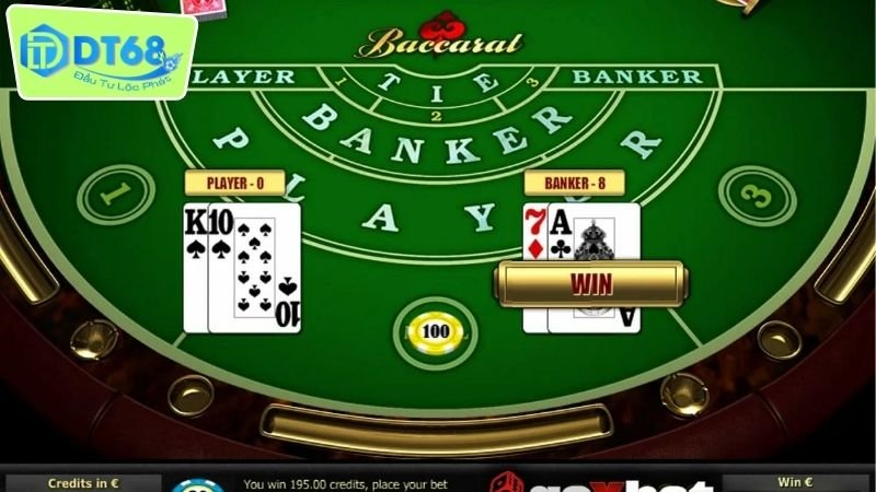Baccarat Trực Tuyến DT68 - Thế Giới Game Bài Hấp Dẫn 2 Luật chơi cơ bản của baccarat trực tuyến DT68