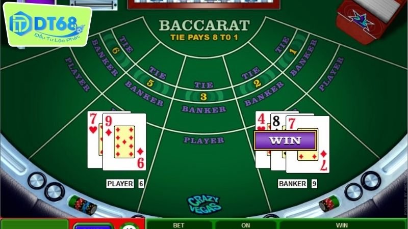 Baccarat Trực Tuyến DT68 - Thế Giới Game Bài Hấp Dẫn 3 Ưu điểm nổi bật khi chơi baccarat trực tuyến DT68