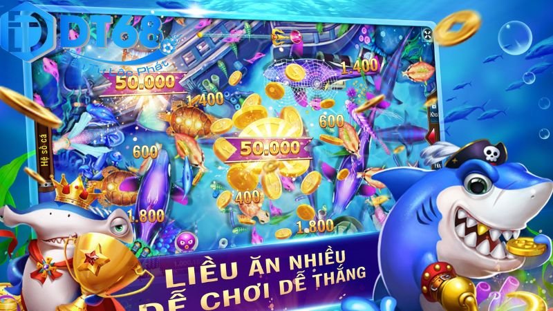DT68 bắn cá ăn xu – Săn thưởng cực đã, đổi quà nhanh 2 Cách chơi DT68 bắn cá ăn xu