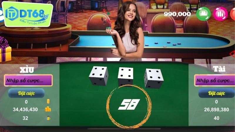 Tài Xỉu Online DT68 - Địa Chỉ Lý Tưởng Cho Người Chơi 1 Giới thiệu trò chơi tài xỉu online DT68