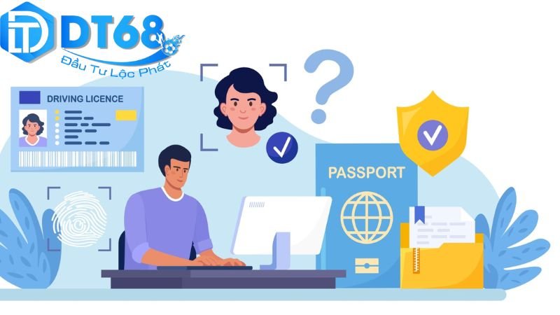 Xác minh DT68 – Bảo mật tài khoản an toàn tuyệt đối 2 Quy trình xác minh tài khoản tại DT68